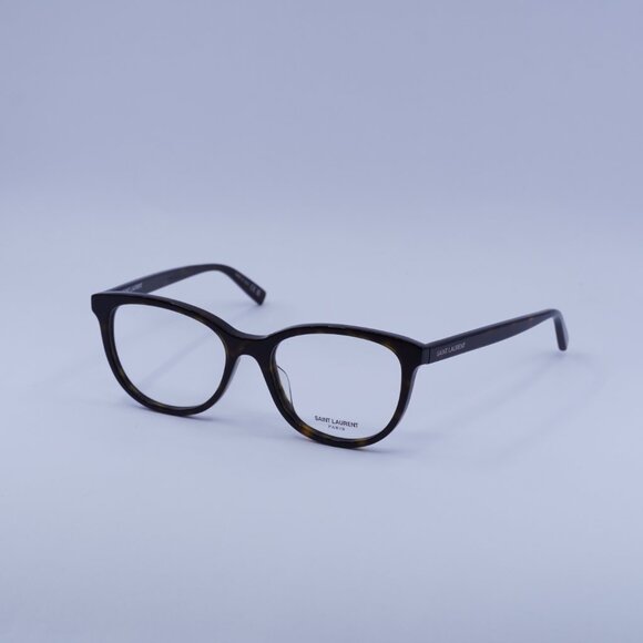 Saint Laurent SL504 002 Eyeglasses Havana 53mm Cat Eye Frame - Picture 11 of 12